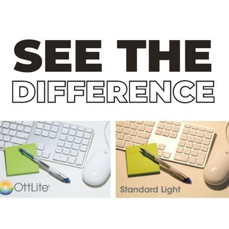 OttLite True Color Desk Lamp with FlexNeck