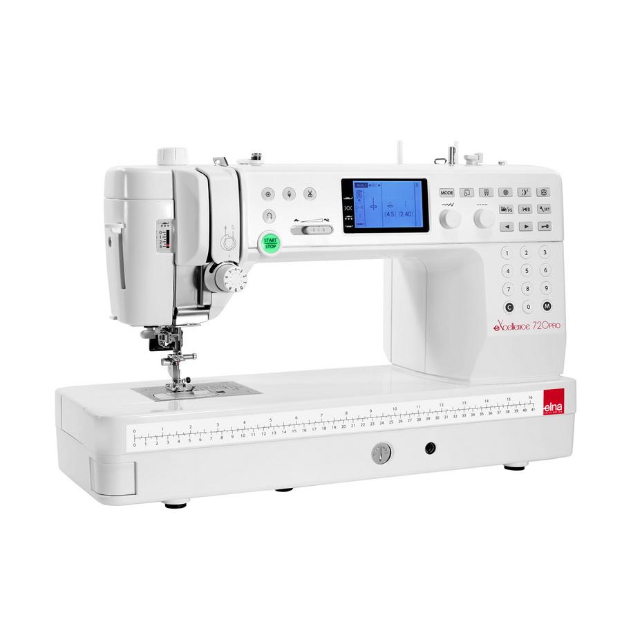 Elna eXcellence 720 Pro Computerized Sewing Machine - Sewingmachinesplus.com