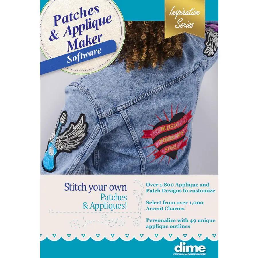 DIME Patches and Applique Maker Software - Sewingmachinesplus.com