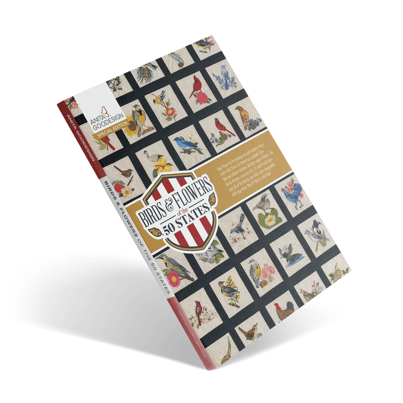 Anita Goodesign Birds and Flowers of the 50 States - Sewingmachinesplus.com