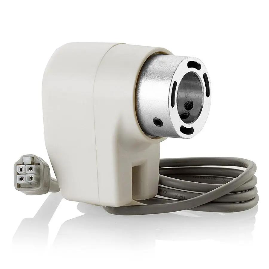 Sewquiet 6000SM servo motor, brushless 12-coil DC, white housing with gray cable and 6-pin connector