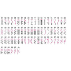 EverSewn Sparrow 30S sewing machine with extension table and pink/black stitch pattern chart