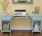 Arrow Olivia Tiffany Blue Sewing Cabinet Model 1009