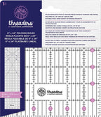 Crafters Companion Threaders 6 Inches x 24 Inches Folding Ruler