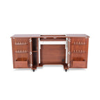 Kangaroo Sewing Furniture Bandicoot 2 Cabinet Teak b8205 Studio Set With Kiwi Storage Cabinet - Sewingmachinesplus.com
