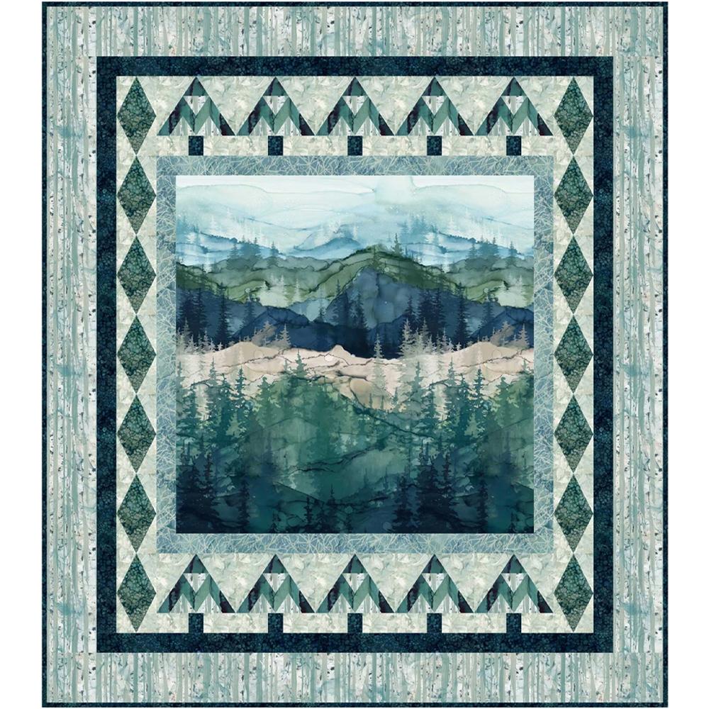 Bound To Be Quilting Serenity Pines Quilting Pattern - Sewingmachinesplus.com