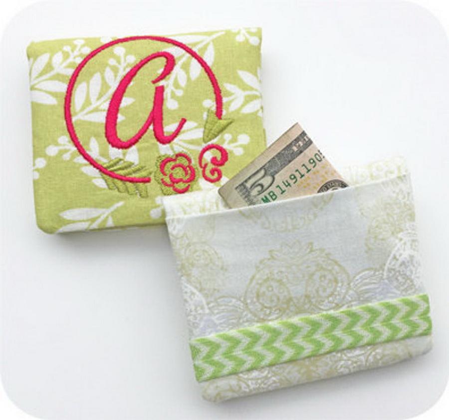 Embroidery Garden Note Pad Holders and Credit Card Wallet - Sewingmachinesplus.com