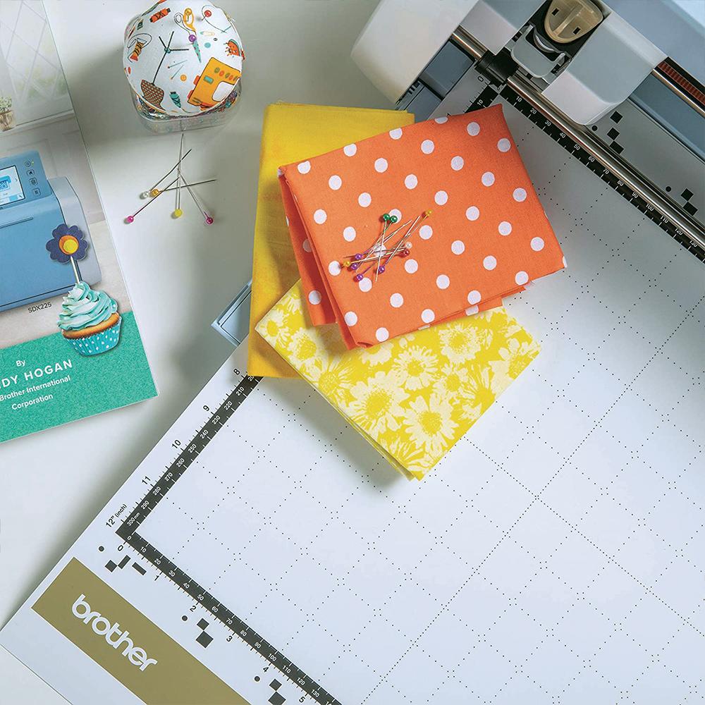 Scan N Cut DX Fabric Mat - Includes, 1 Fabric Mat, for use with Brother ScanNCut DX series only - Perfect for fabric piecing and cutting applique - Sewingmachinesplus.com