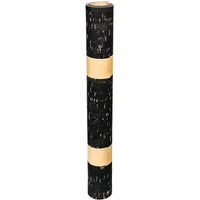 Brother ScanNCut Rolled Cork Fabric, Color Variety, Black/Gold Pattern CACORKBK