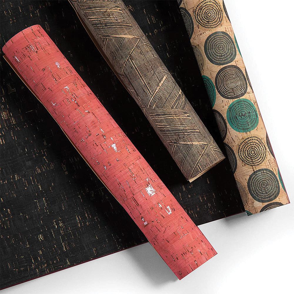 Brother ScanNCut Rolled Cork Fabric, Color Variety, Black/Gold Pattern CACORKBK - Sewingmachinesplus.com