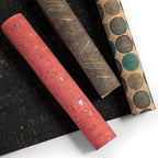 Brother ScanNCut Rolled Cork Fabric, Color Variety, Black/Gold Pattern CACORKBK - Sewingmachinesplus.com