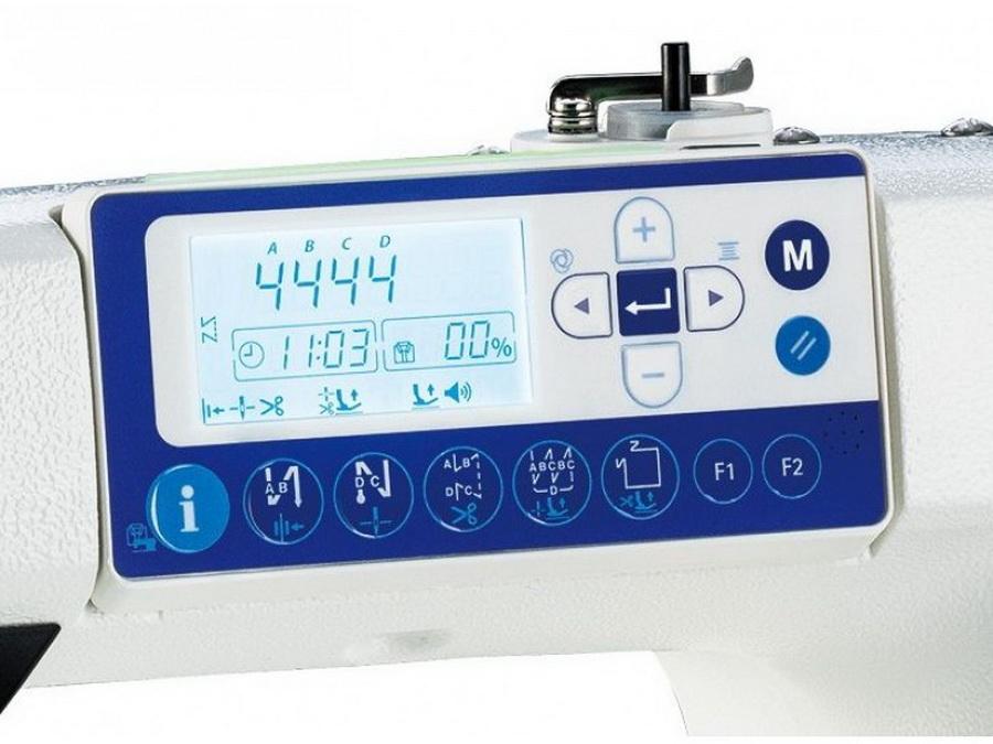 JUKI DDL - 8000AS - MS - Direct - drive, High - speed, 1 - needle,Lockstitch Machine with Automatic Thread Trimmer & Auto - Lifter & Assembled Table - Sewingmachinesplus.com