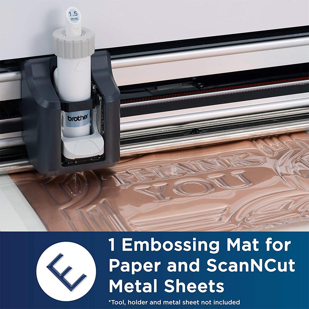 Brother Embossing Mat 12in x 9.5in For Use with the Embossing Starter Kit (CAEBSKIT1, Not Included) - Sewingmachinesplus.com