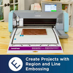 Brother Embossing Mat 12in x 9.5in For Use with the Embossing Starter Kit (CAEBSKIT1, Not Included) - Sewingmachinesplus.com