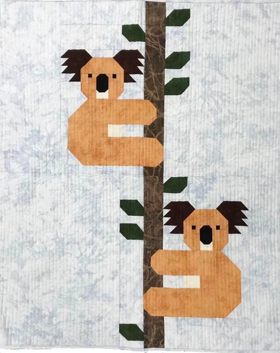 Elizabeth Hartman Koalas Small Quilt Kit - Sewingmachinesplus.com