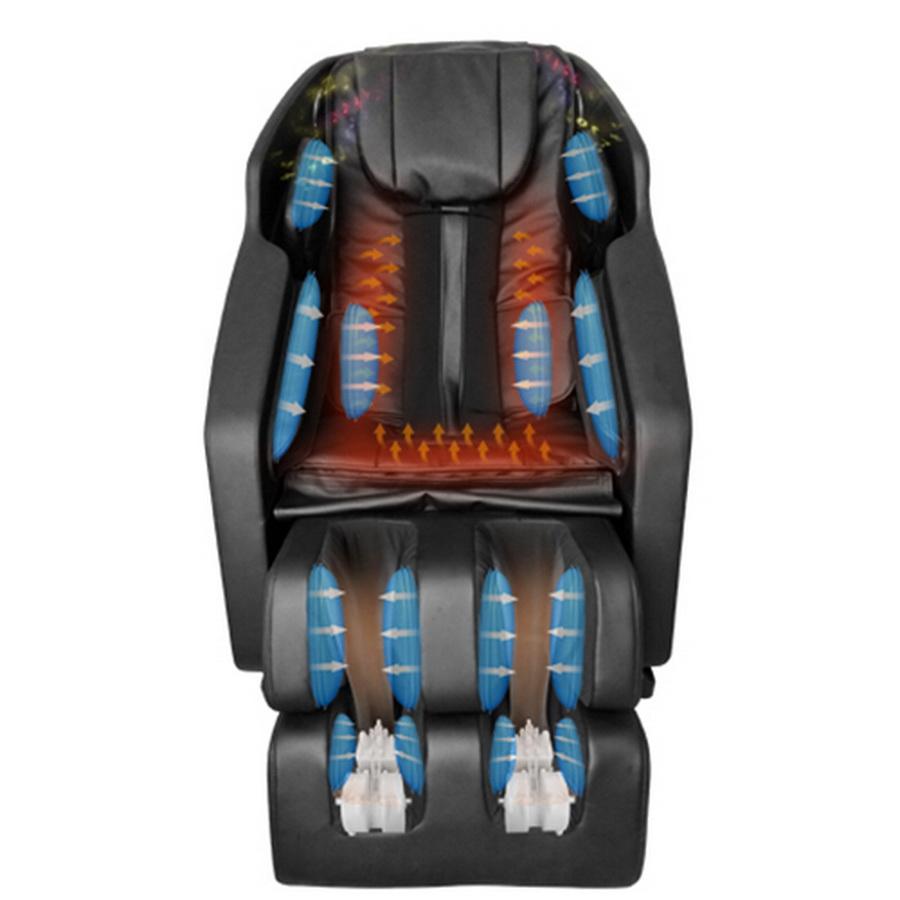 Original SUNHEAT Infrared Zero Gravity Massage Chair - Black - Sewingmachinesplus.com