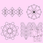 Sew Steady DMQuilting - Holiday Sampler Template Set 2 - Sewingmachinesplus.com