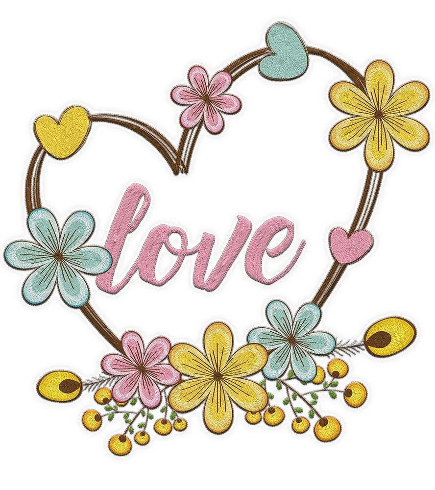 Threaders Embroidery Kit - Love