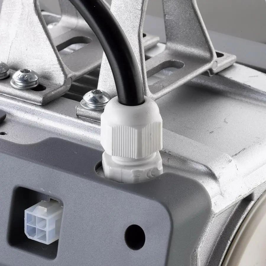 Reliable SewQuiet 6050SM servo motor in gray metal housing with white cable gland 220V