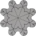 Good Measure Every Daisy Quilting Template Ruler 4 PC Set - Sewingmachinesplus.com