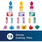 Brother Disney Princess Pattern Collection 1, 18 Patterns - Sewingmachinesplus.com