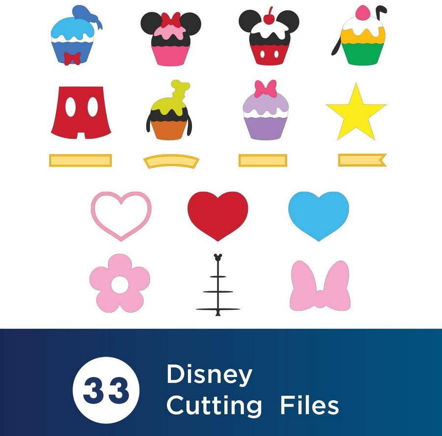 Brother Disney Mickey and Friends Appliqué Pattern Collection 1, 33 Patterns - Sewingmachinesplus.com