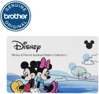 Brother Disney Mickey and Friends Appliqué Pattern Collection 1, 33 Patterns - Sewingmachinesplus.com