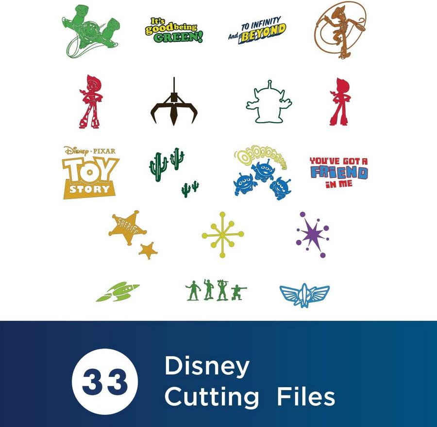 Brother Disney and Pixar Toy Story Home - Deco Pattern Collection 1, 33 Patterns - Sewingmachinesplus.com