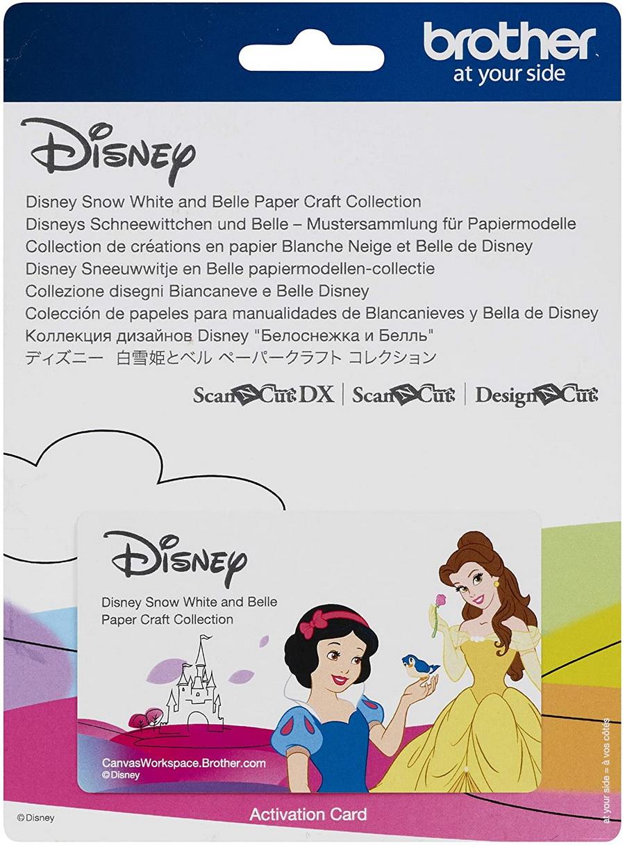 Brother Disney Snow White and Belle Paper Craft Collection, 30 Patterns - Sewingmachinesplus.com