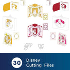 Brother Disney Snow White and Belle Paper Craft Collection, 30 Patterns - Sewingmachinesplus.com