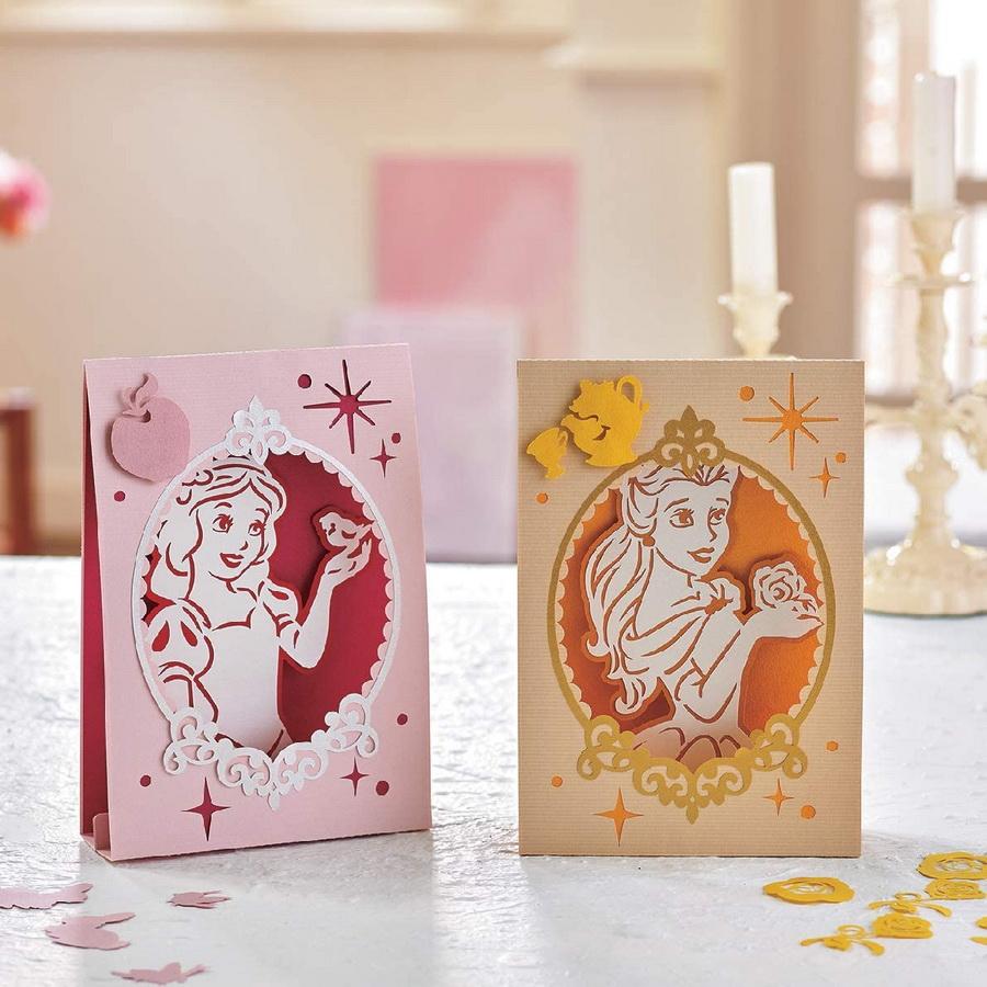 Brother Disney Snow White and Belle Paper Craft Collection, 30 Patterns - Sewingmachinesplus.com
