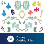 Brother Disney Alice in Wonderland Design Collection, 31 Patterns - Sewingmachinesplus.com