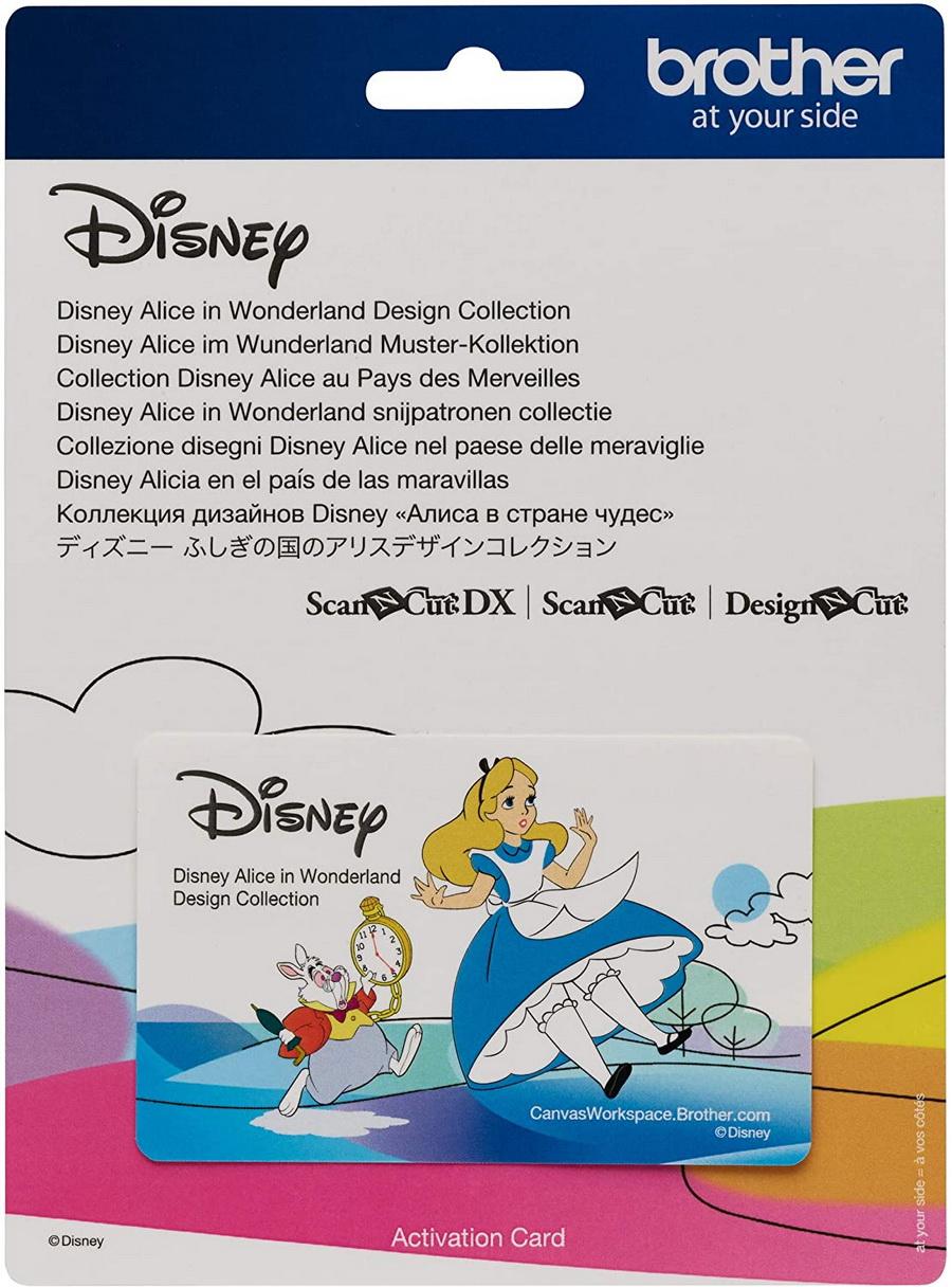 Brother Disney Alice in Wonderland Design Collection, 31 Patterns - Sewingmachinesplus.com
