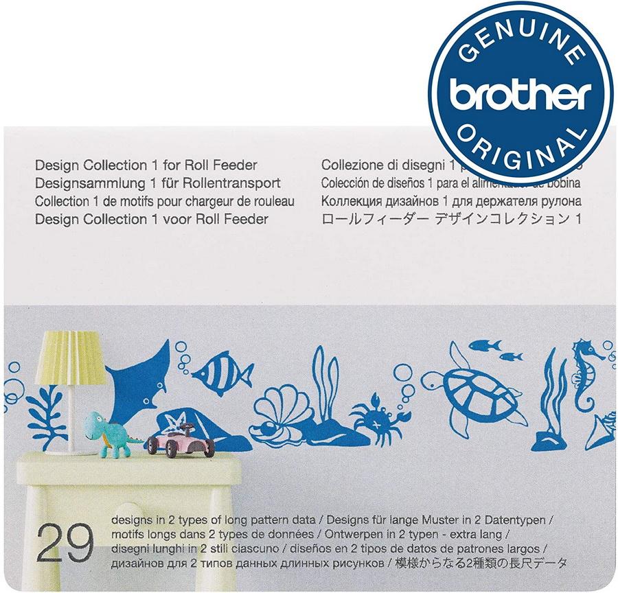Brother Animal Pattern Collection 1 for Roll Feeder (CADXRF1, Not Included), 29 Patterns - Sewingmachinesplus.com