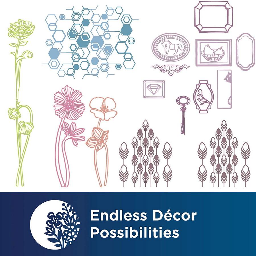 Brother Home Deco Pattern Collection for Roll Feeder (CADXRF1, Not Included), 21 Patterns - Sewingmachinesplus.com