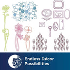 Brother Home Deco Pattern Collection for Roll Feeder (CADXRF1, Not Included), 21 Patterns - Sewingmachinesplus.com