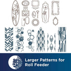 Brother Home Deco Pattern Collection for Roll Feeder (CADXRF1, Not Included), 21 Patterns - Sewingmachinesplus.com