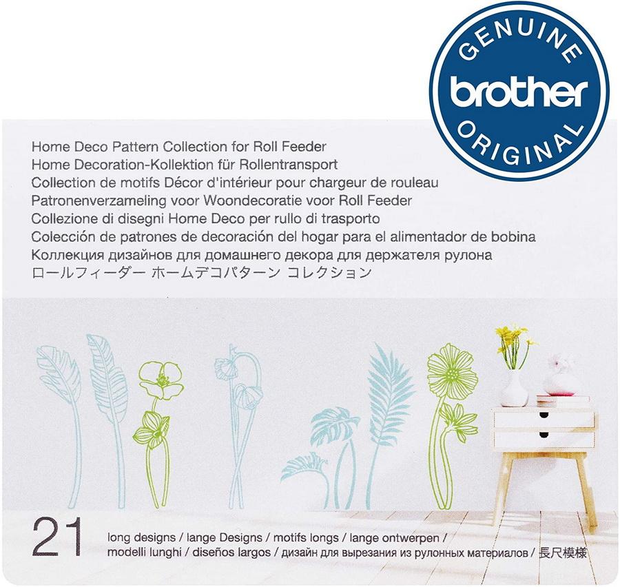 Brother Home Deco Pattern Collection for Roll Feeder (CADXRF1, Not Included), 21 Patterns - Sewingmachinesplus.com