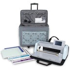 ScanNCut DX Rolling Tote Bag Gray - Sewingmachinesplus.com