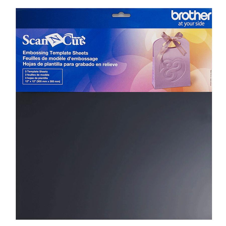 Brother Embossing Template Sheets - Includes 3 Template Sheets ofr Embossing - Sewingmachinesplus.com