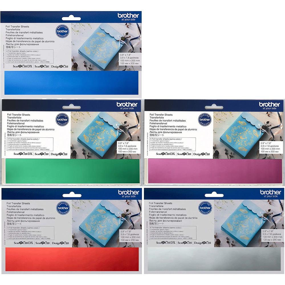 Brother Foil Transfer Sheets - Five Colors Available