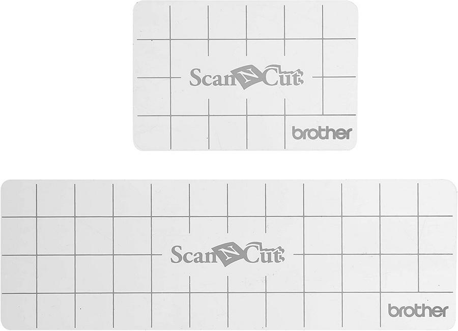 Brother Acrylic Stamp Block Set - Includes 2 Acrylic Blocks with Grid in 6in (1) and 3in (1) - Sewingmachinesplus.com