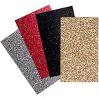 Brother Iron - On Transfer Glitter Sheets - Includes 4 8.5in x 11in Sheets in Silver 1, Red 1, Black 1 and Gold 1 - Sewingmachinesplus.com