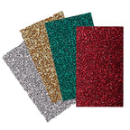 Brother Iron - On Transfer Glitter Sheets - Includes 4 8.5in x 11in Sheets in Silver 1, Gold 1, Green 1 and Red 1 - Sewingmachinesplus.com