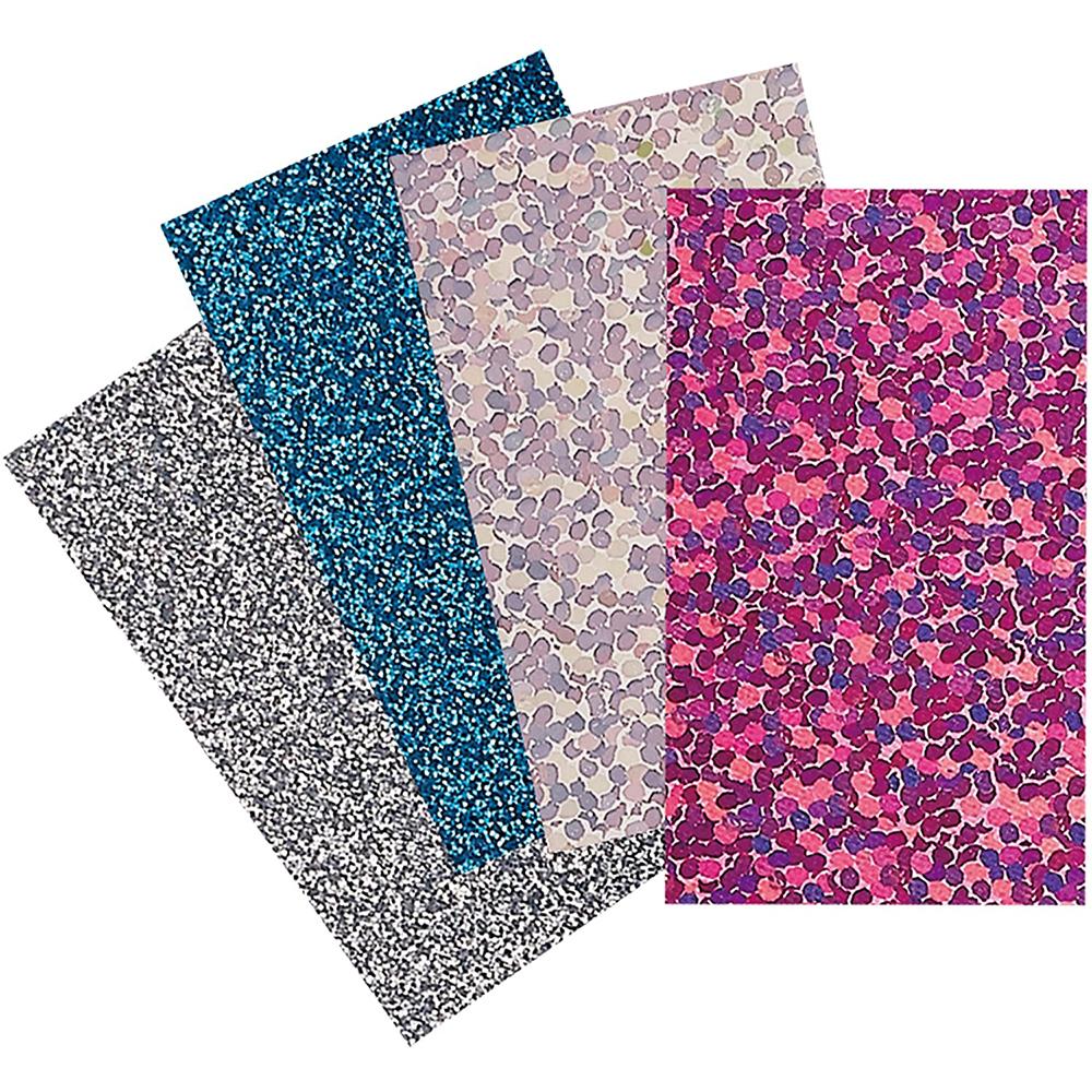 Brother Iron - On Transfer Holographic and Glitter Sheets - Includes 4 8.5in x 11in Sheets - Sewingmachinesplus.com