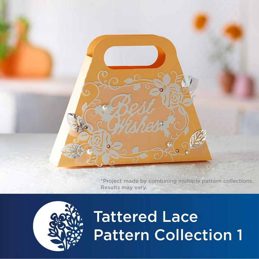 Brother Tattered Lace Pattern Collection 1, 20 Designs - Sewingmachinesplus.com