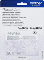 Brother Tattered Lace Pattern Collection 2, 20 Designs - Sewingmachinesplus.com