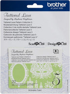 Brother Tattered Lace Pattern Collection 5, 20 Designs - Sewingmachinesplus.com