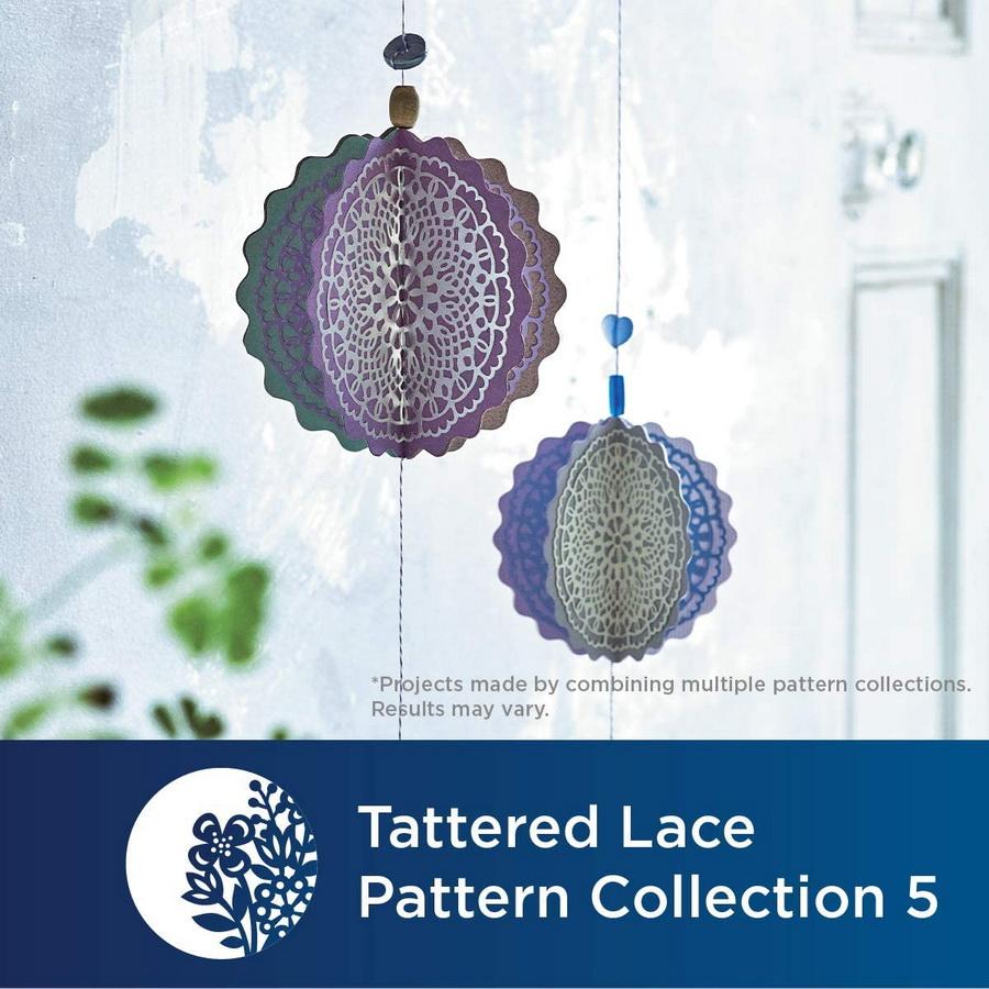 Brother Tattered Lace Pattern Collection 5, 20 Designs - Sewingmachinesplus.com