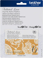 Brother Tattered Lace Pattern Collection 6, 20 Designs - Sewingmachinesplus.com